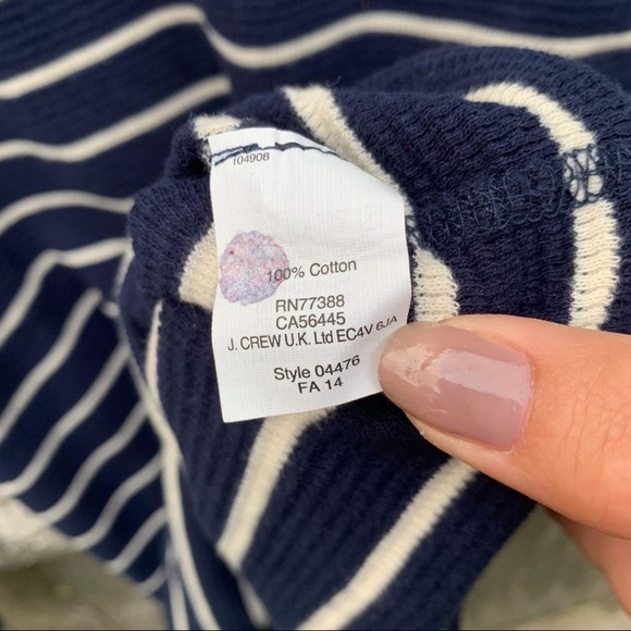 JCrew Thermal Shirt Sz XS EUC - Picture 4 of 5